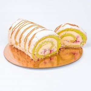 Меренговый рулет безглютеновый фисташковый ~ 900 г